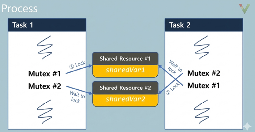 Figure 12.7 – Deadlock occurrence
