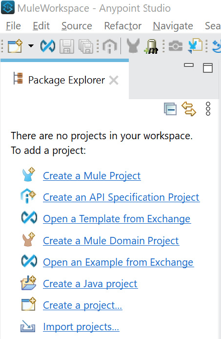 Figure 3.6 – Package Explorer