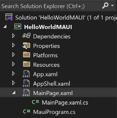 Figure 1.14 – MAUI solution
