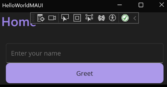 Figure 1.15 – Final MAUI GUI