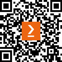 A qr code with an orange square AI-generated content may be incorrect.