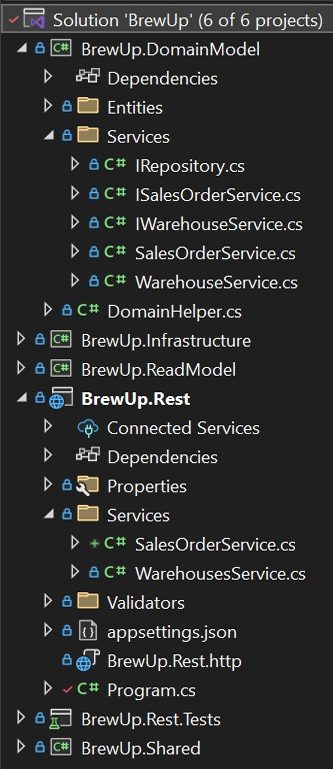 Figure 5.3 – The initial solution structure