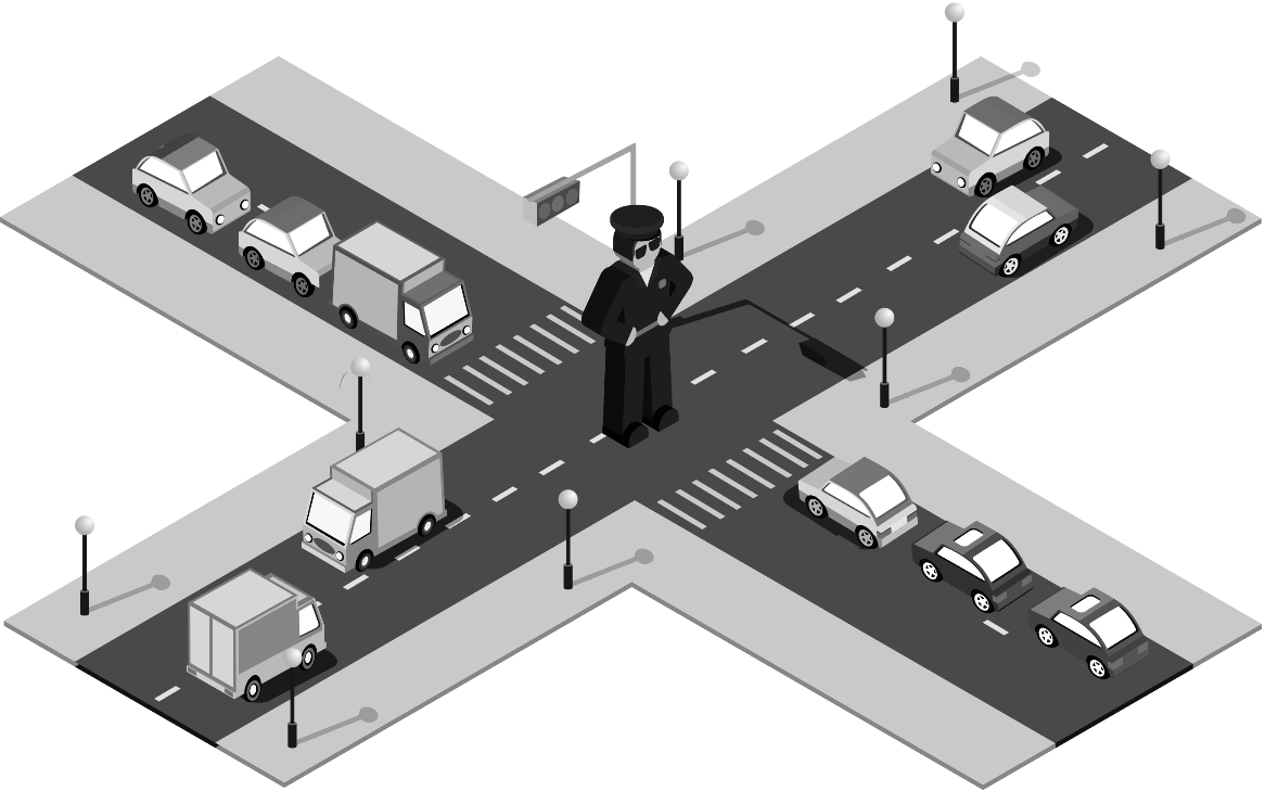 Figure 6.7 – The mediator pattern