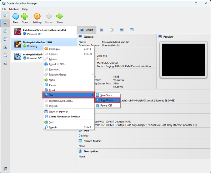 Figure 1.36 – Stop VMs