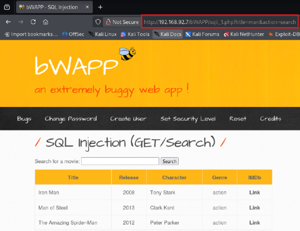 Figure 12.31 – Search “man”