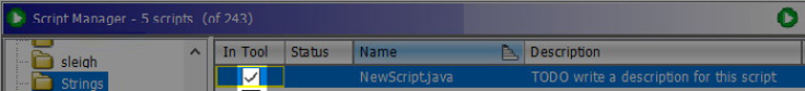 Figure 2.9 – Enabling a script to be integrated with Ghidra