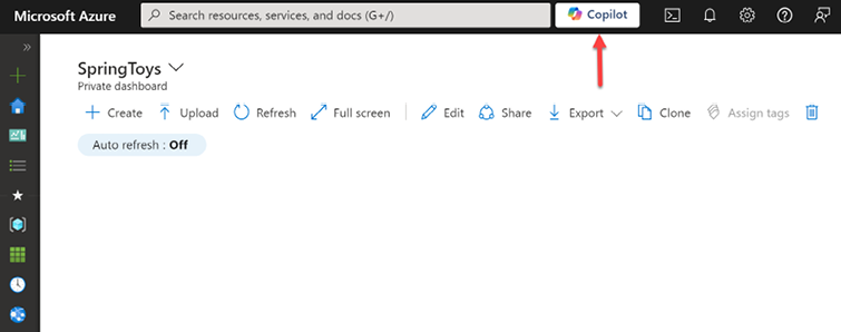 Figure 2.1 – Copilot in Azure in the Azure portal