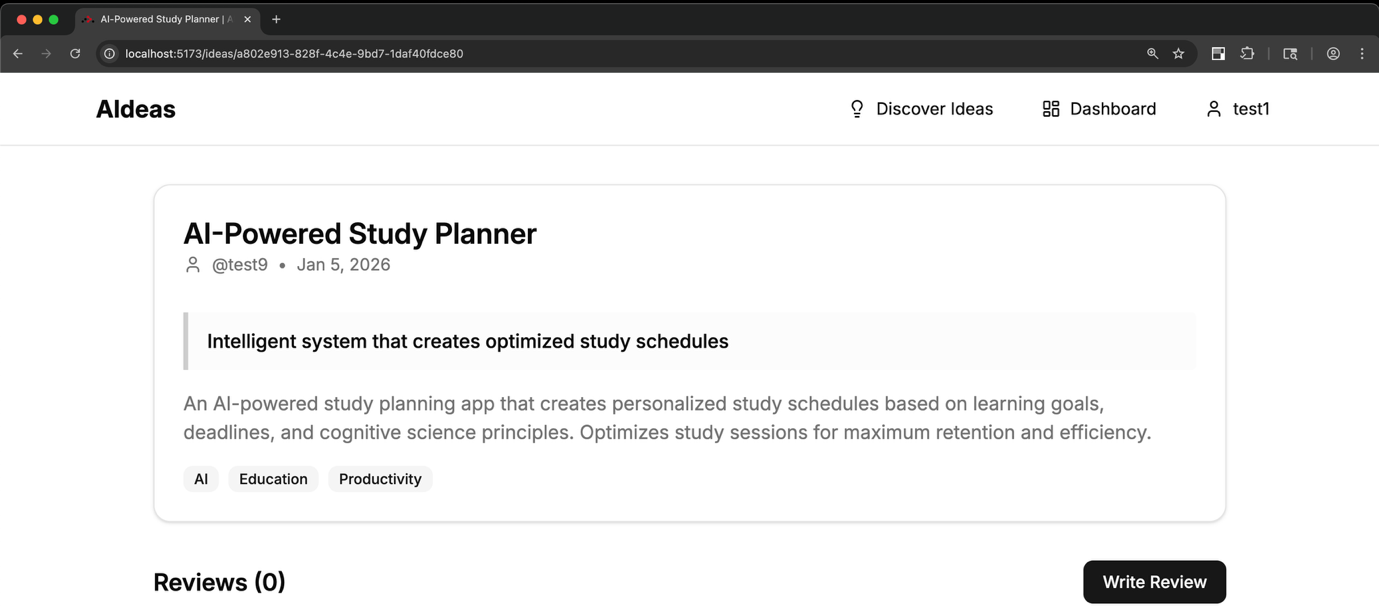 Figure 6.1 – Write Review button