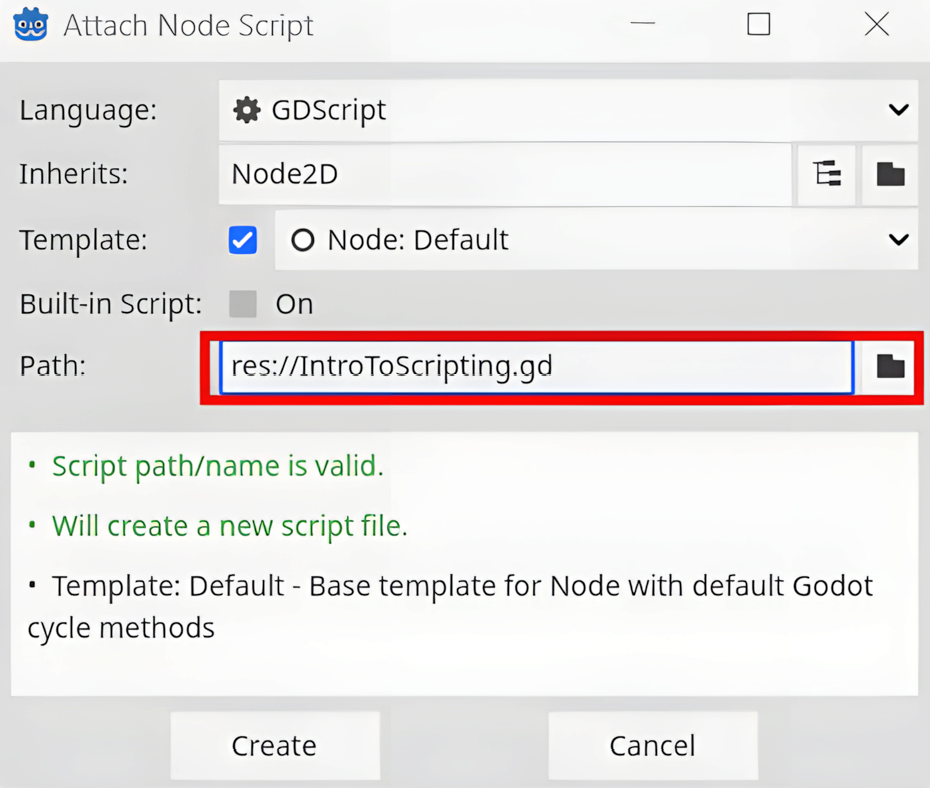 Scripting with GDScript | Godot 4 for Beginners