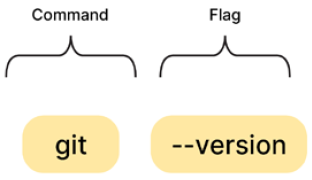 Figure 4.1: The behavior of a command can be modified with a flag