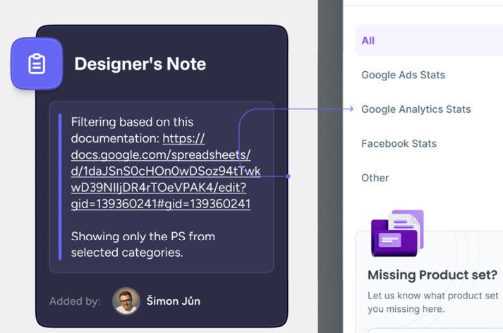 Figure 1.1 &ndash; An example designer note