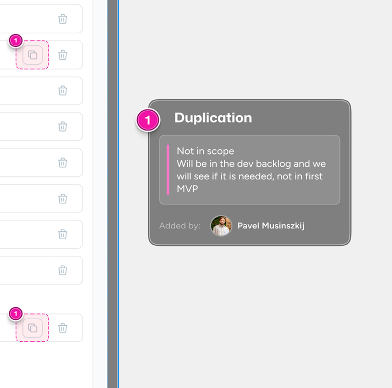 Figure 1.5 &ndash; Nice-to-have cards in a design
