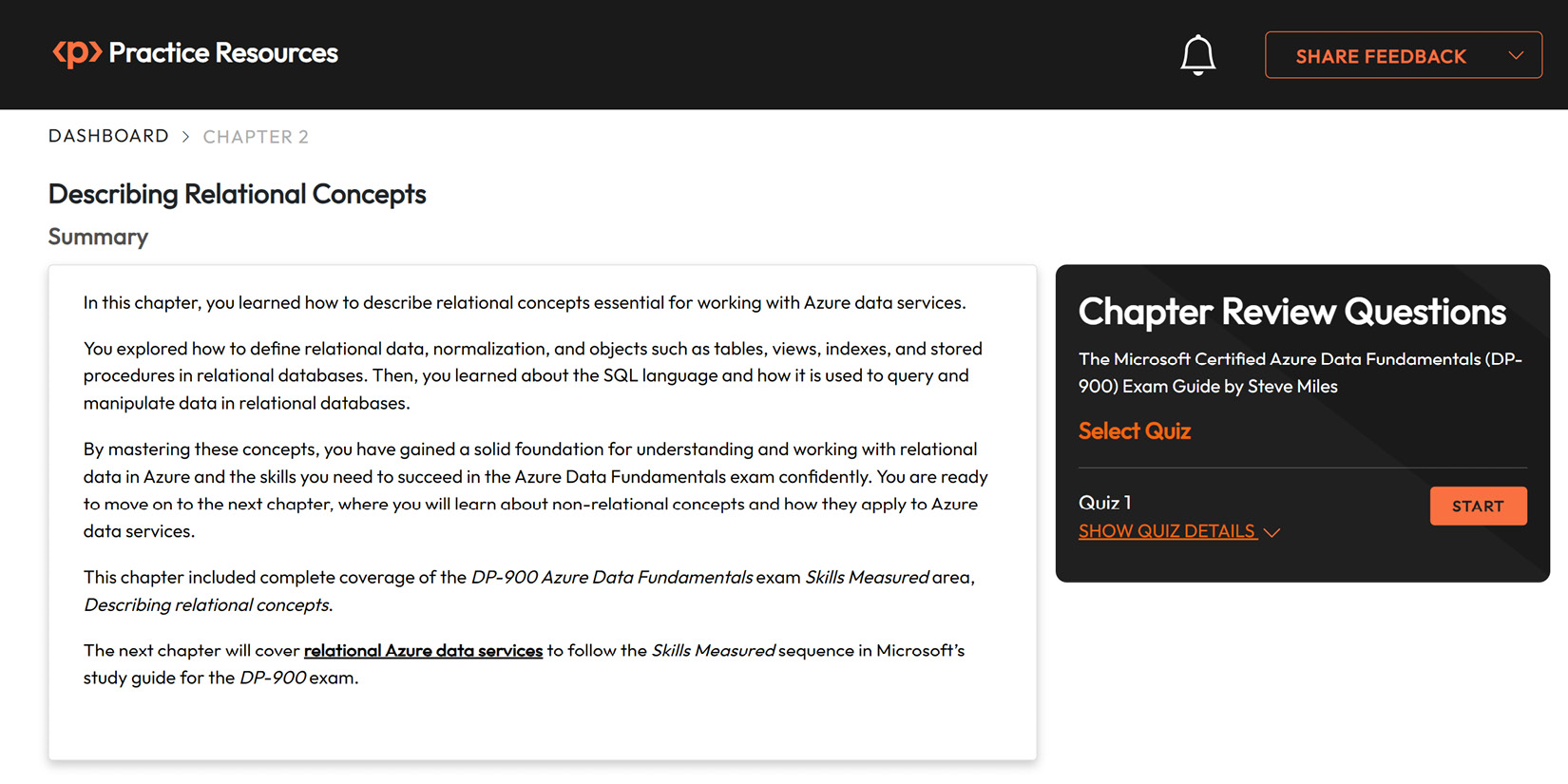 Figure 2.7 – Chapter Review Questions for Chapter 2