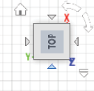 Figure 4.13: Setting the design plane of Fusion 360 for robot modeling