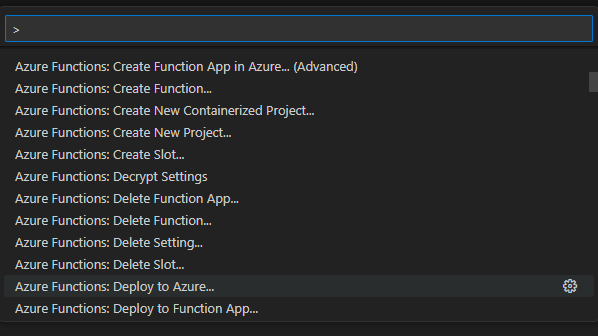 Figure 1.11: Deploying to Azure using VS Code