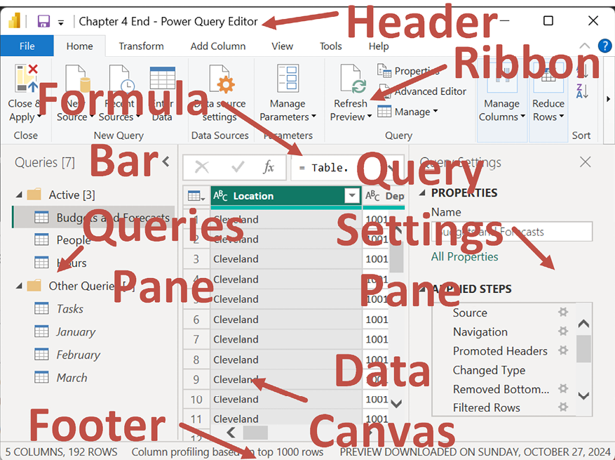 Connecting to and Transforming Data | Learn Microsoft Power BI