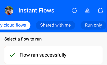 Figure 5.14 – Flow execution status