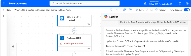 Figure 23.8 – Updating the Copilot prompt