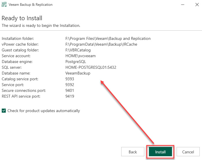 Figure 1.11 – Ready to Install – checking for updates