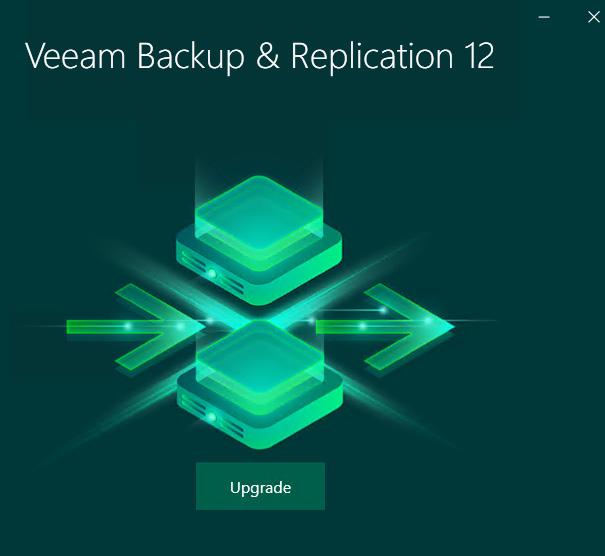 Figure 1.31 – Main installation screen – Upgrade