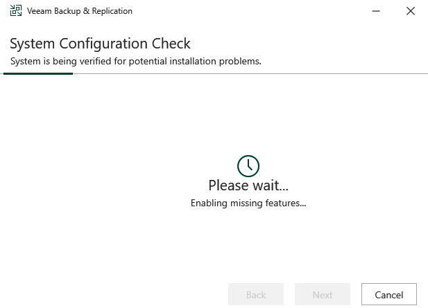 Figure 1.36 – System Configuration Check