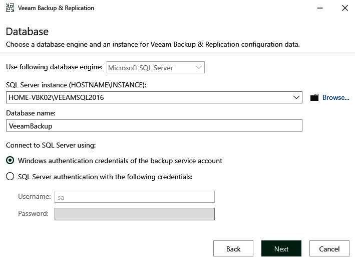 Figure 1.38 – Database validation