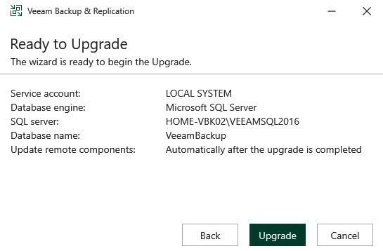 Figure 1.41 – Ready to Upgrade dialog