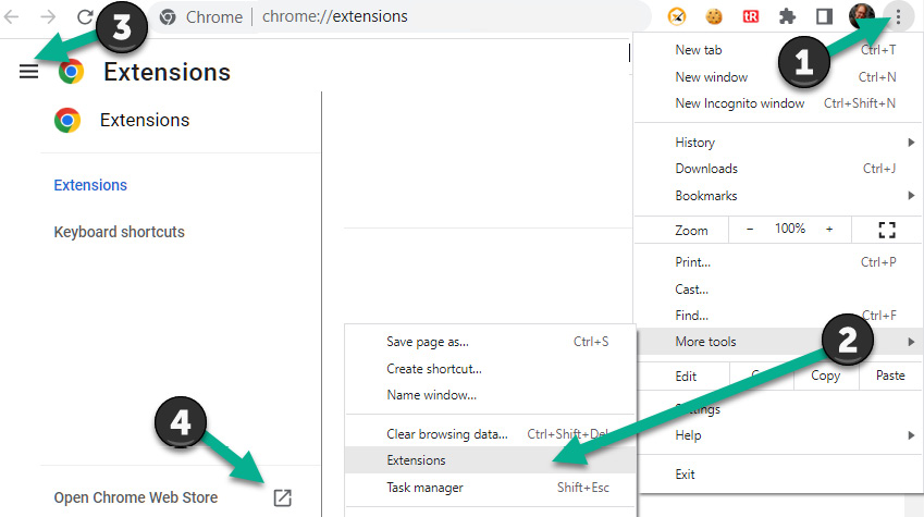 Figure 1.20 – Adding a Chrome extension from Chrome Web Store