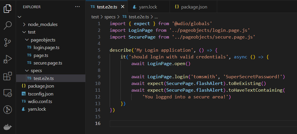 Figure 2.16 – All project files