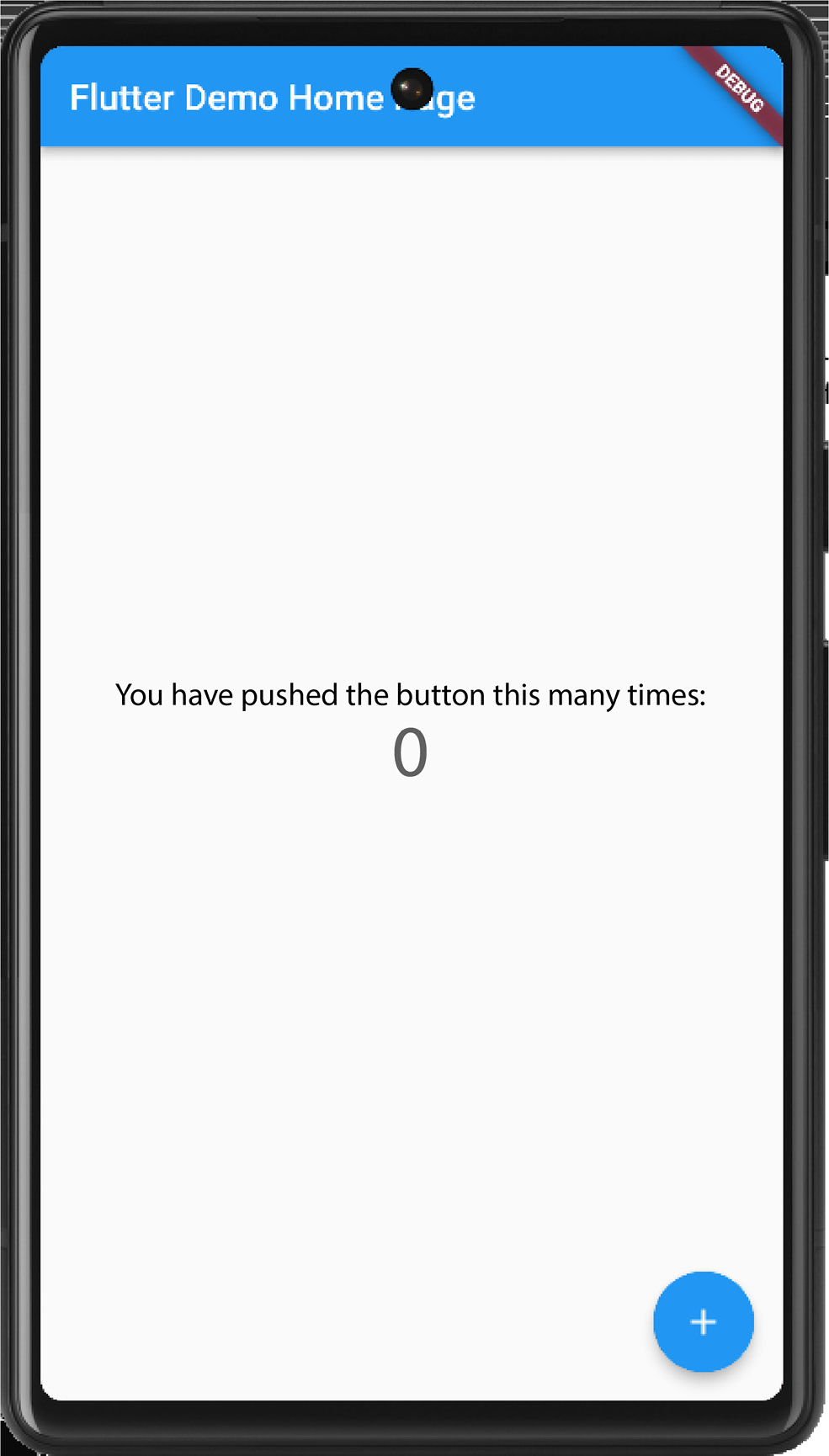 Figure 1.9 – Emulator displaying the Flutter app