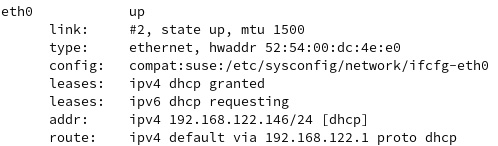 Figure 7.17 – Information about active devices