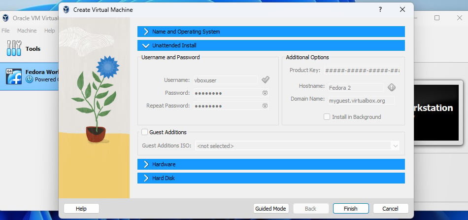 Figure 1.8 – VirtualBox interface