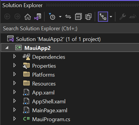 Figure 1.7 – Three folders and four files
