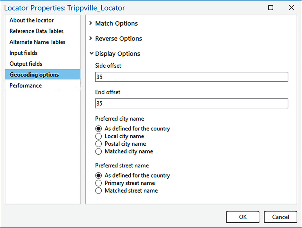 Figure 2.26 – Locator Properties with adjusted settings