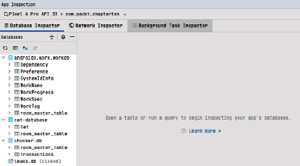 Figure 10.20 – App Inspection