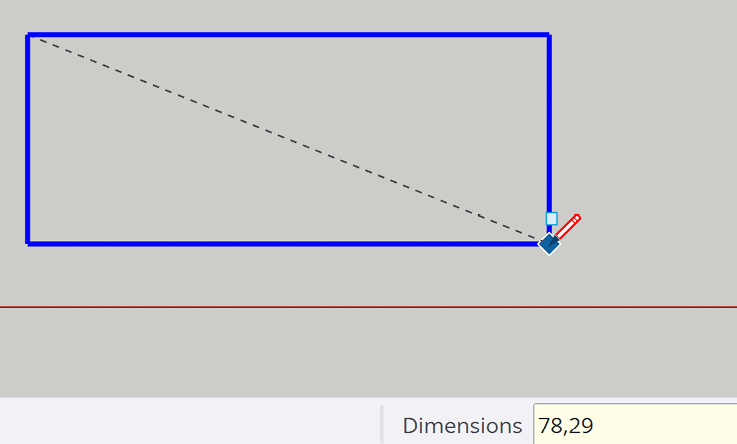 Figure 1.15: Create a Rectangle in Top view