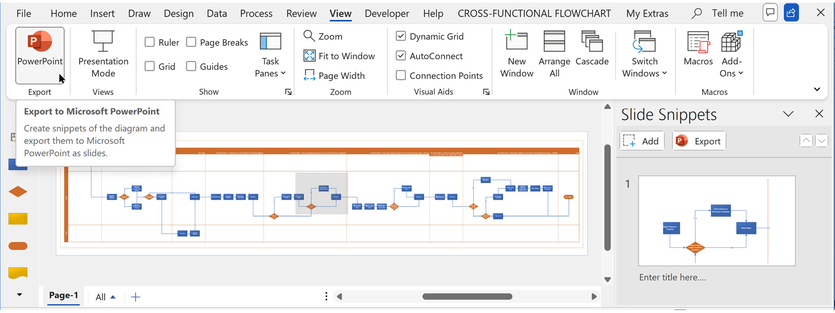 Figure 9.6﻿ - The Slide Snippets panel