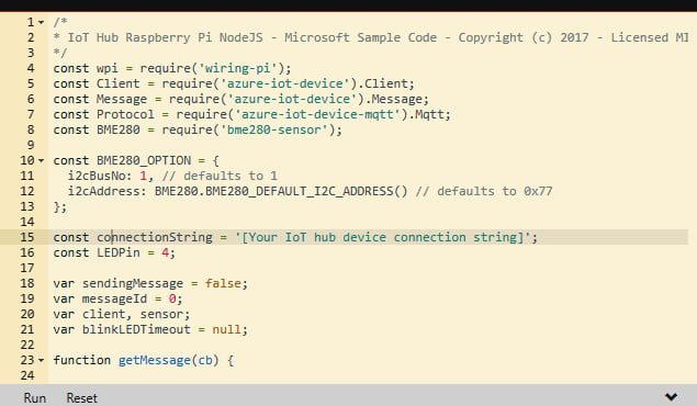 Figure 1.8 – Updating the connection string
