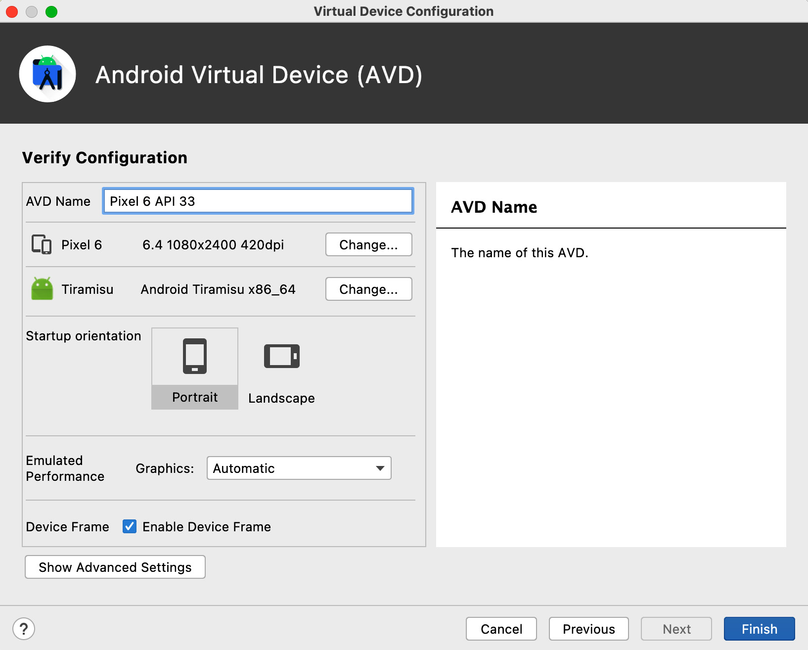 Figure 1.10 – Virtual device configuration