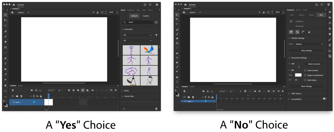 Figure 1.16 – The result of your choice