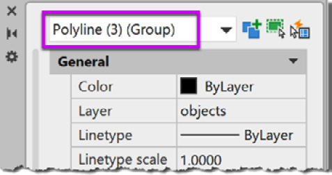 Figure 2.26: GROUP Properties