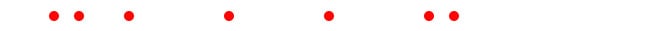 Figure 1.9 – Dots change color, size, and position. Code: HelloWorld/5-updating.html