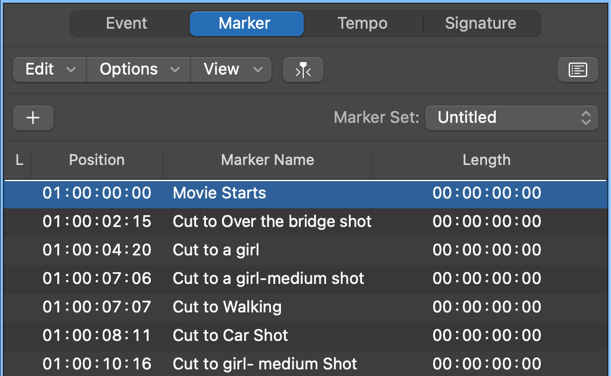 Figure 6.23: Converted scene markers into standard markers