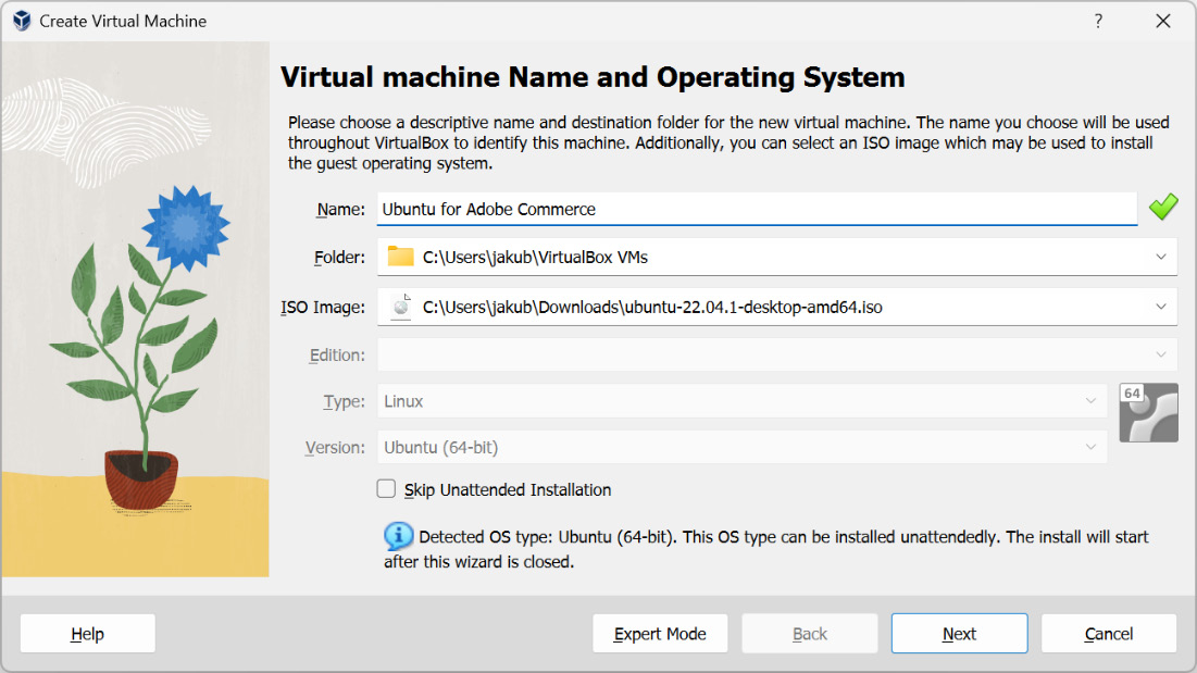 Figure 1.9 – Creating a virtual machine