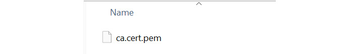 Figure 1.26 – Certificate file