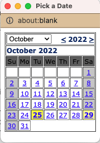 Figure 1.3 – Datetime picker