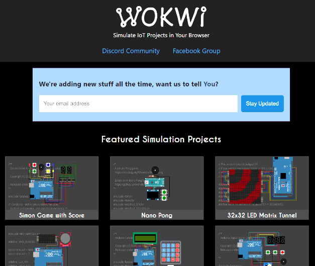 Figure 1.10 – Wokwi IoT simulator