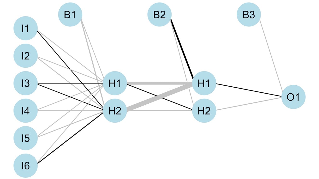 Figure 4.20: Best neural network architecture found with cross-validation.
