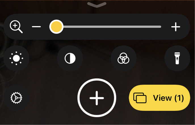 Figure 2.10 – The buttons change slightly when capturing multiple images
