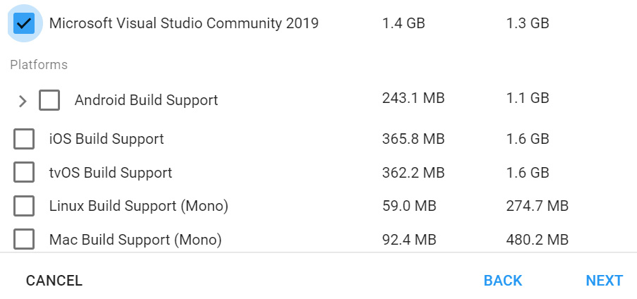 Figure 2.8 – Selecting Visual Studio
